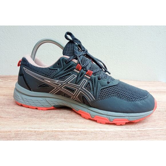 Asics Gel Venture 8 Running Athletic Sneakers Lace Up Shoes Grey Women’s 8.5 W - Picture 2 of 10